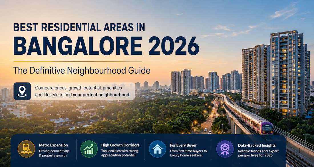Best Residential Areas in Bangalore 2026: The Definitive Neighbourhood Guide