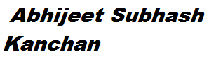 Abhijeet Subhash Kanchan