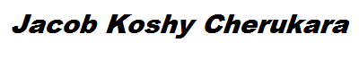 Jacob Koshy Cherukara