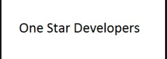 One Star Developers