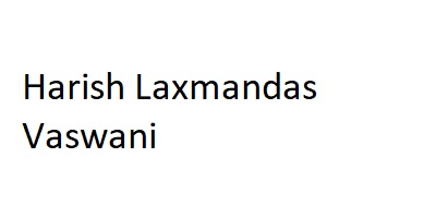 Harish Laxmandas Vaswani