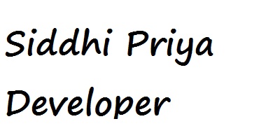 Siddhi Priya Developer