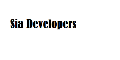Sia Developers