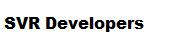 SVR Developers