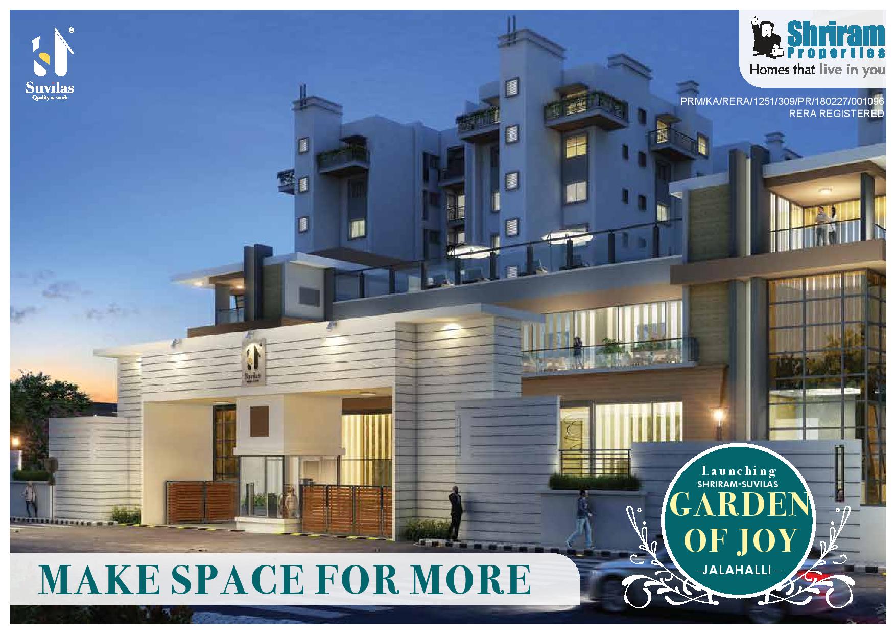 Shriram Suvilas Garden Of Joy