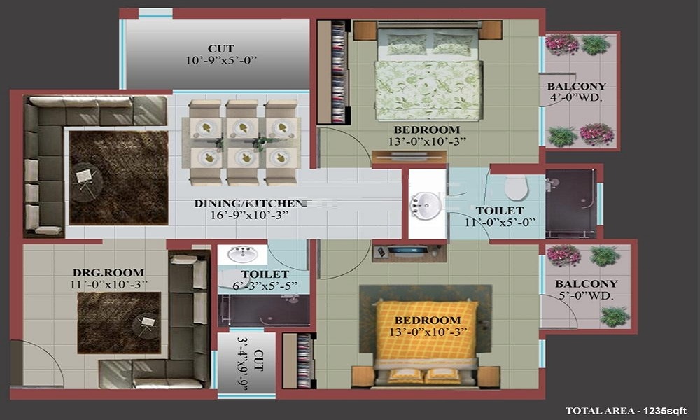 Amanda Heights Floor Plan