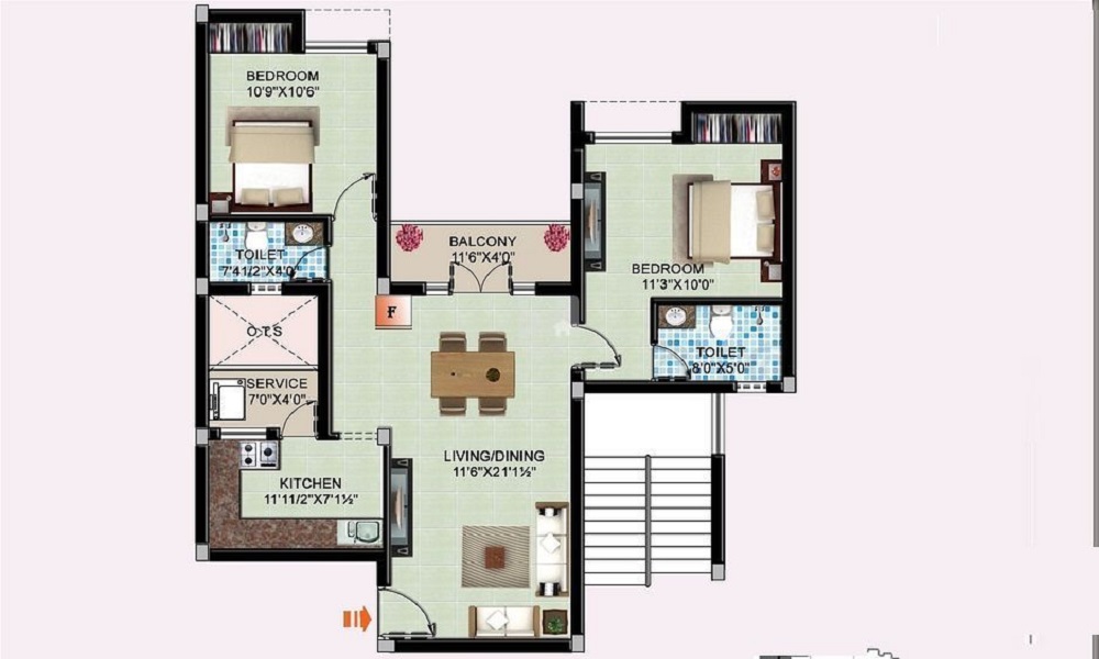 Bhaggyam Elite Floor Plan