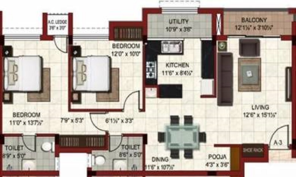Bhaggyam Samrudhhi Floor Plan