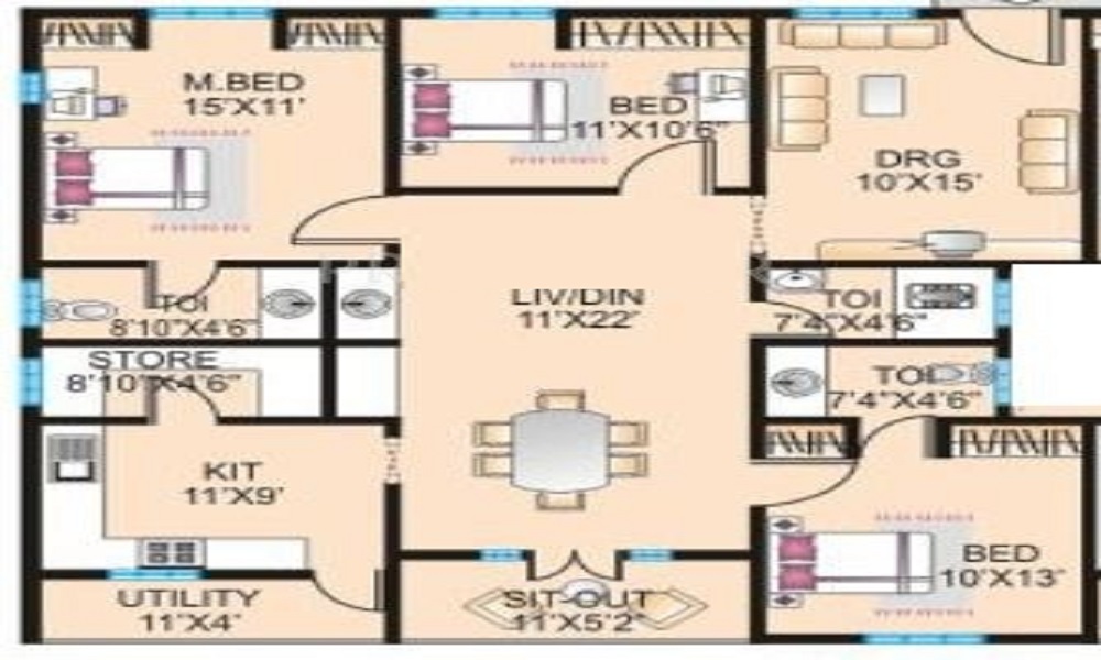 BSR Arumbakkam Floor Plan