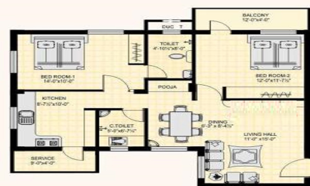 BSR Chrompet Floor Plan