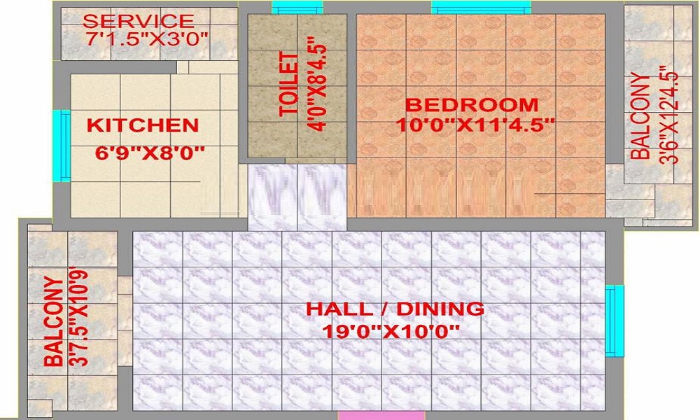 CC Rahul Arcade Floor Plan
