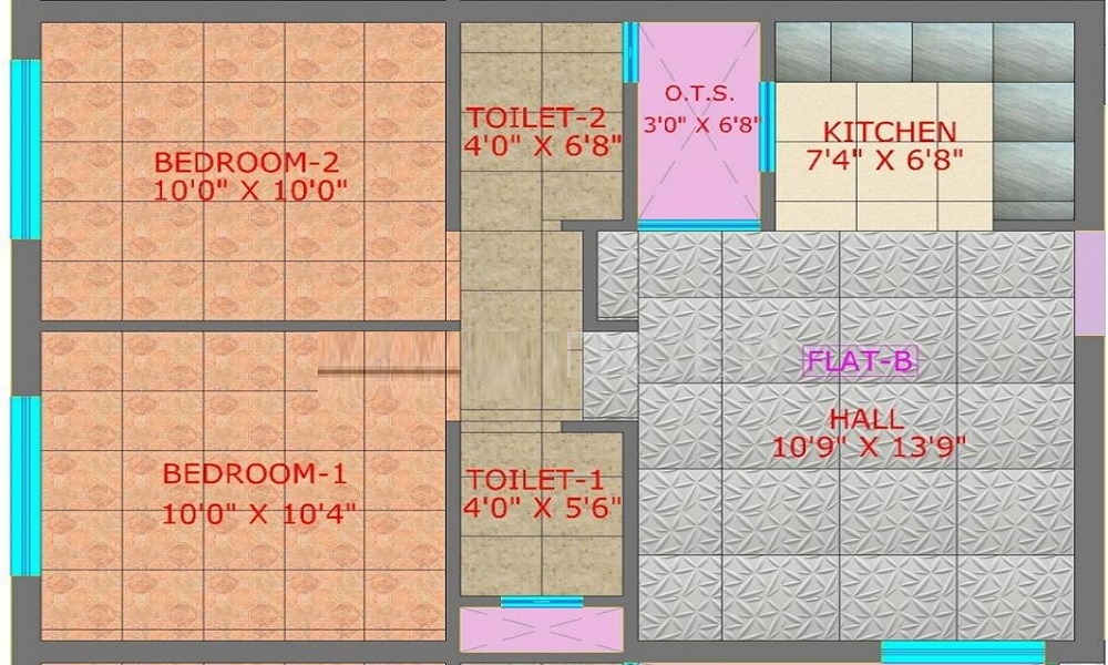 CC Bharatham Enclave Floor Plan