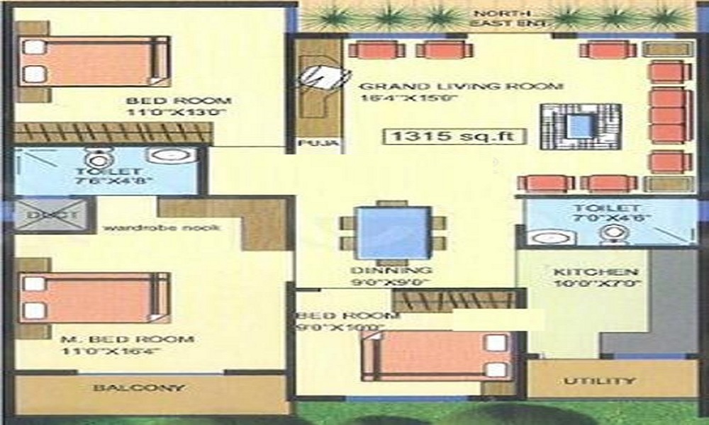 Coromandel Coral Krishna Floor Plan