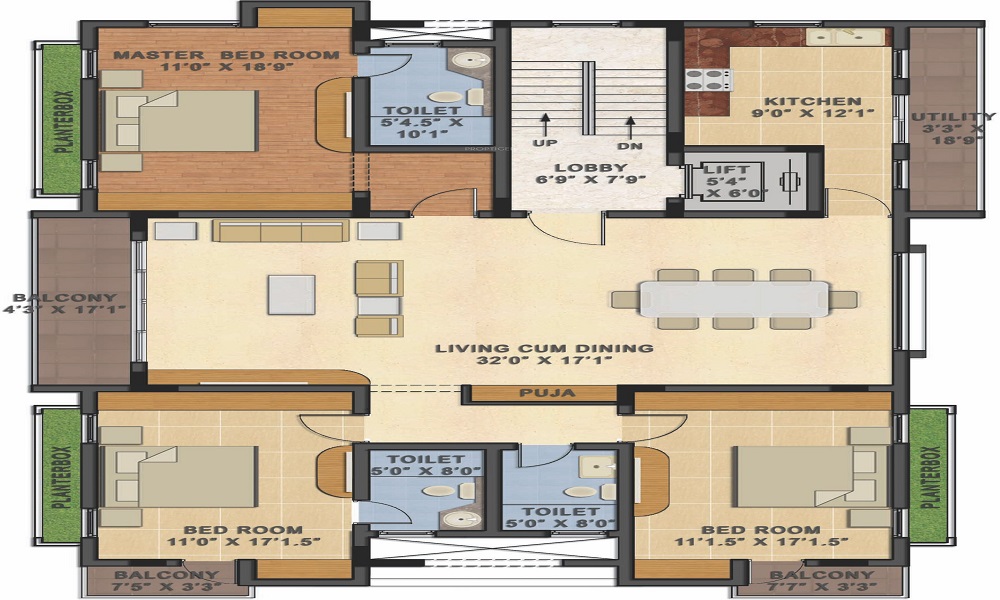 Devinarayan Aikya Floor Plan