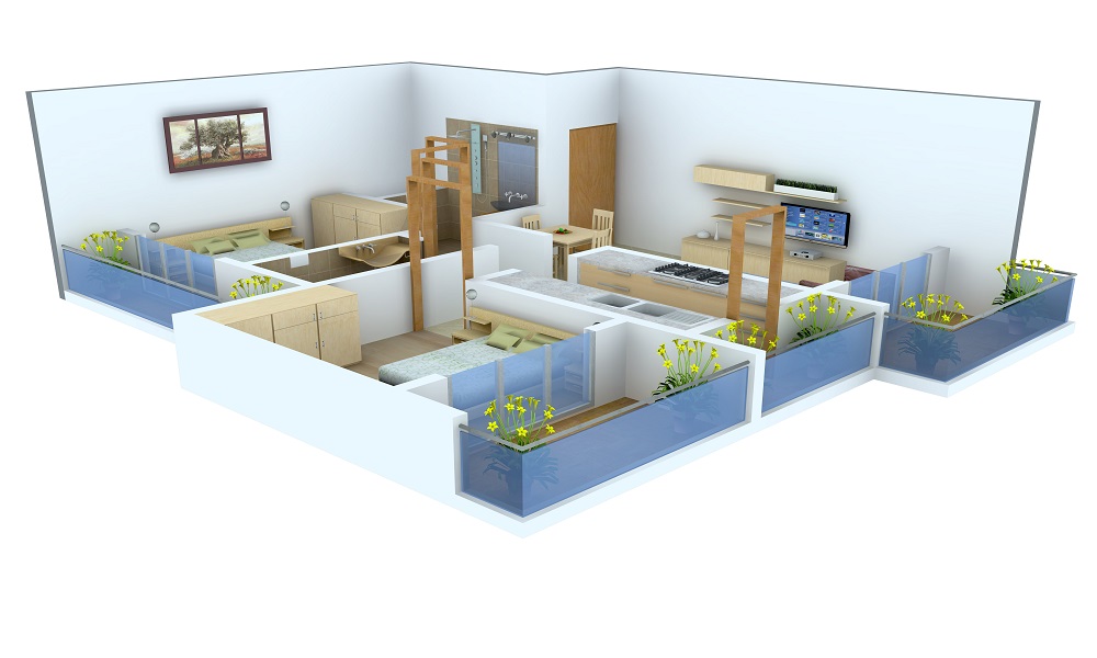 Usha Shree Apartment Floor Plan