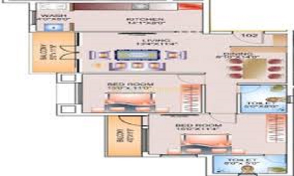 Dugar Sky City Floor Plan