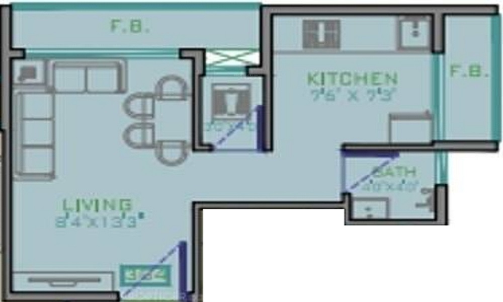 Jyoti Gauri Gajanan Floor Plan