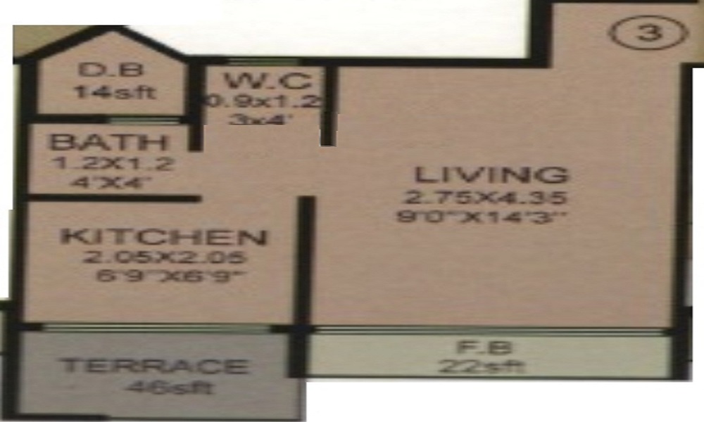 Skyline Aarush Darshan Floor Plan