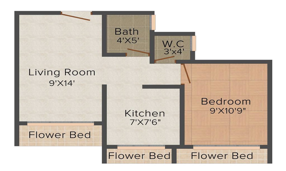 1 BHK+1T Flat for Sale in Ulwe, Mumbai