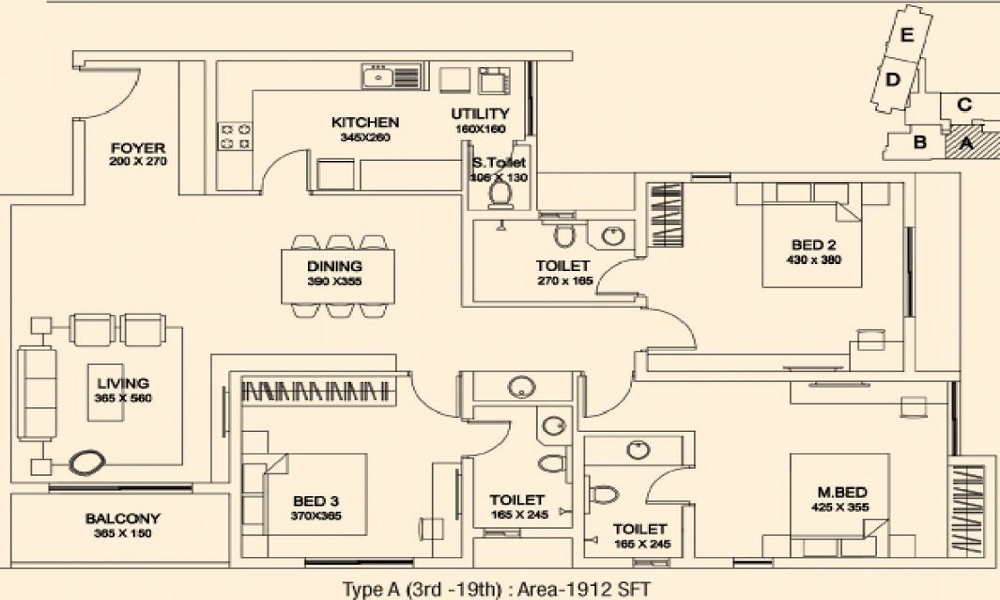 Skyline Pearl Floor Plan
