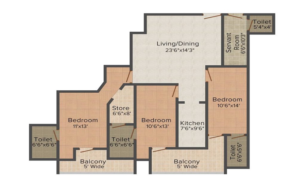 Ayda Gold Floor Plan