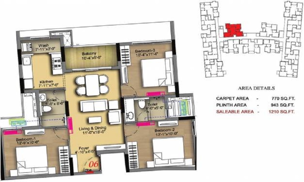 Golden Boulevard Villa Floor Plan