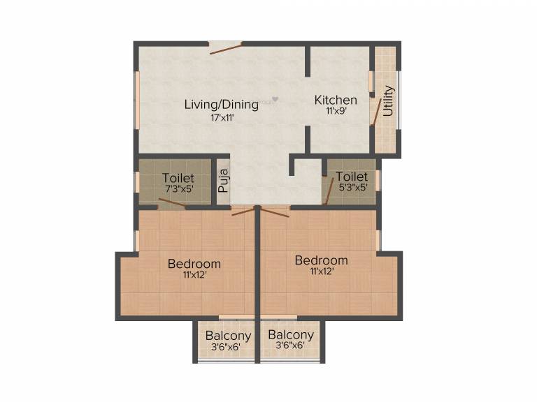 Green Tree Green 201 Floor Plan