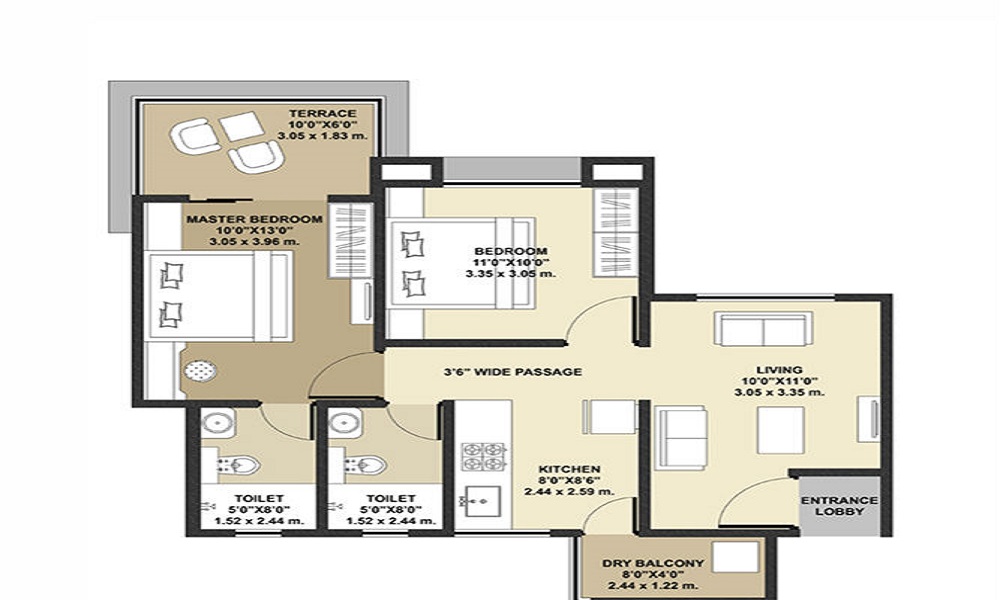 Guru Sakthi Apartments Floor Plan