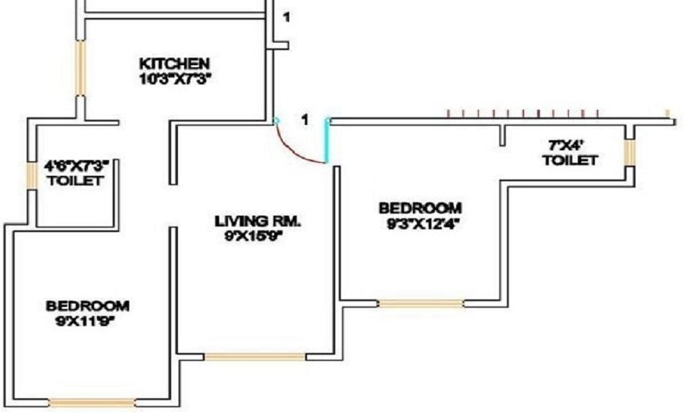 2 BHK+2T Flat for Sale in Panvel, Mumbai