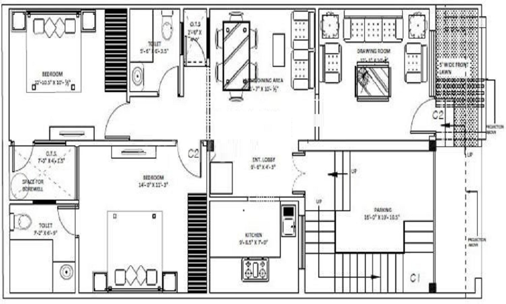 Infra High Floor Plan