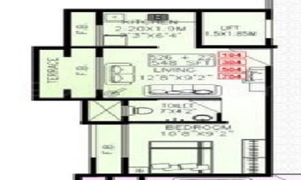 Neelkamal Aradhana Floor Plan