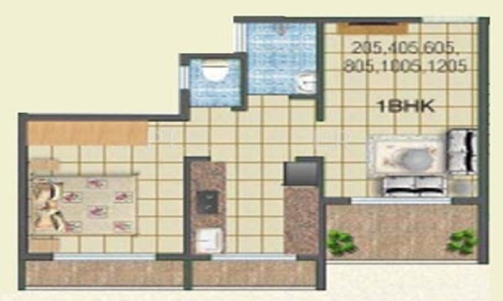 M K Herambh Enclave Floor Plan