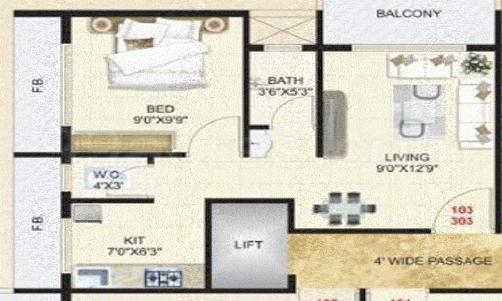SR S M Look Floor Plan