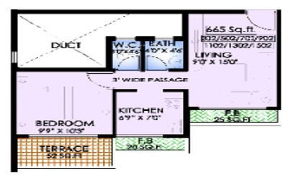 MK Dev Heights Floor Plan
