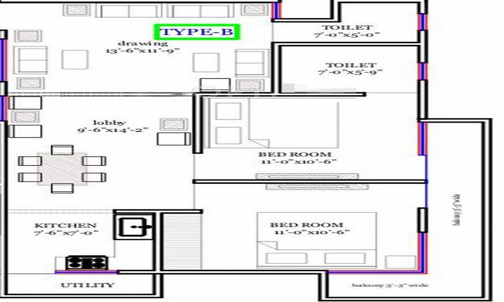 Nirmala Tower Floor Plan