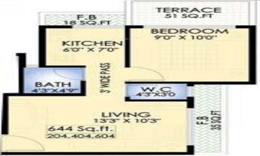 M K Dev Residency Floor Plan