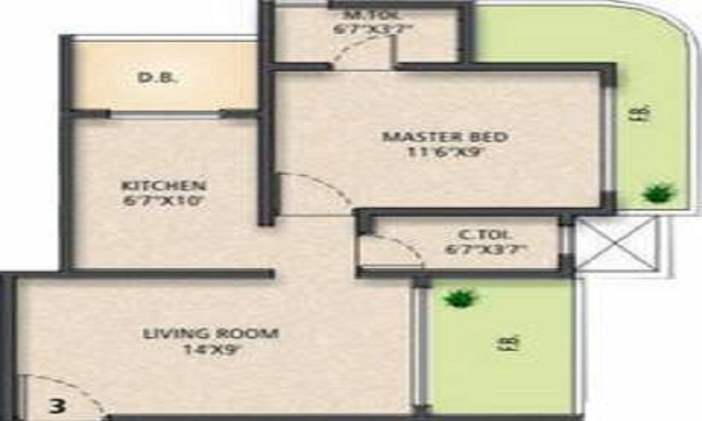 Jet Sai Residency Floor Plan