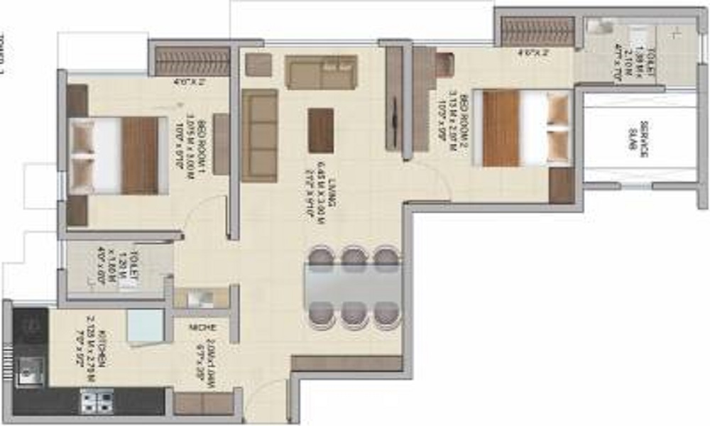 Bathija Siddhivinayak Heights Floor Plan