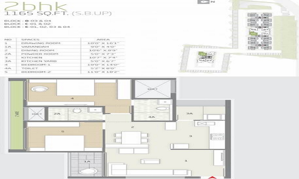 Goyal Orchid Greens Floor Plan