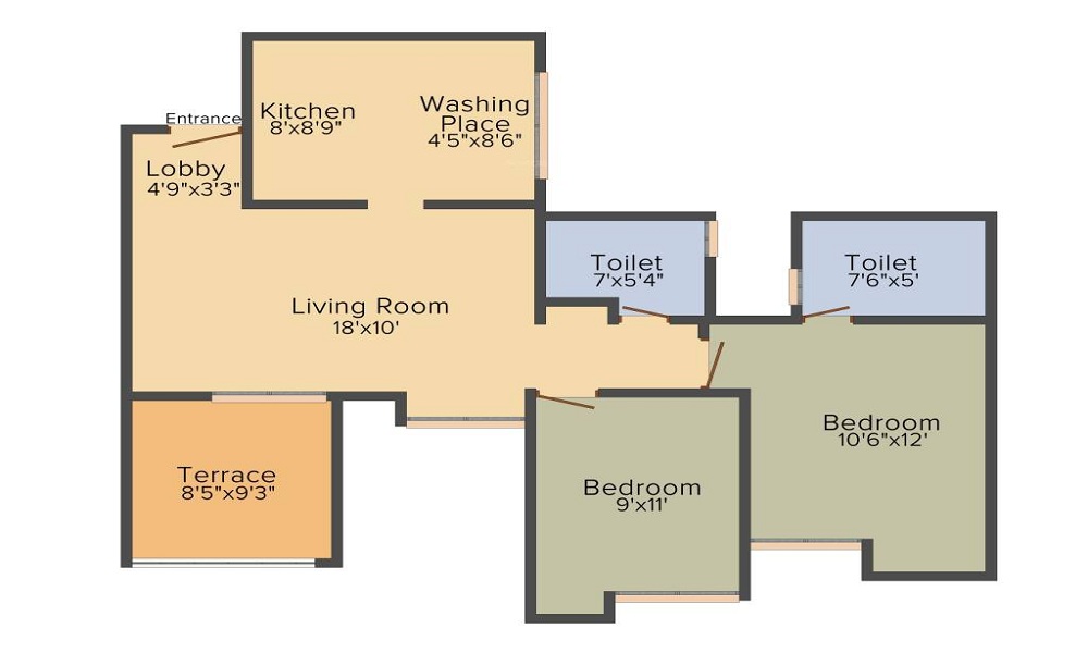 The Leaf Floor Plan