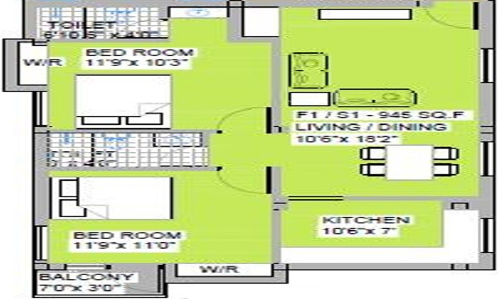 Kay Ram Vasantham Floor Plan