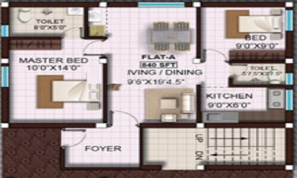 Khurinji Homes Daisy Floor Plan