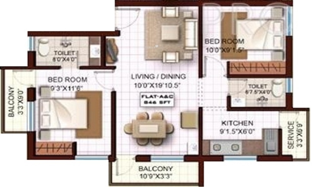 Khurinji Maple Floor Plan