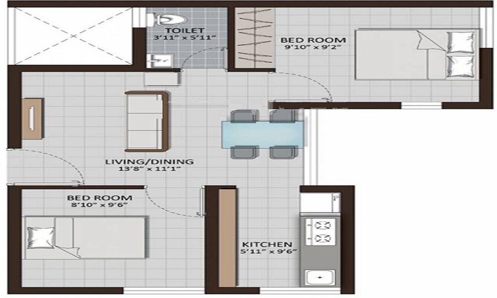 MARG Properties Marg Brindavan Floor Plan
