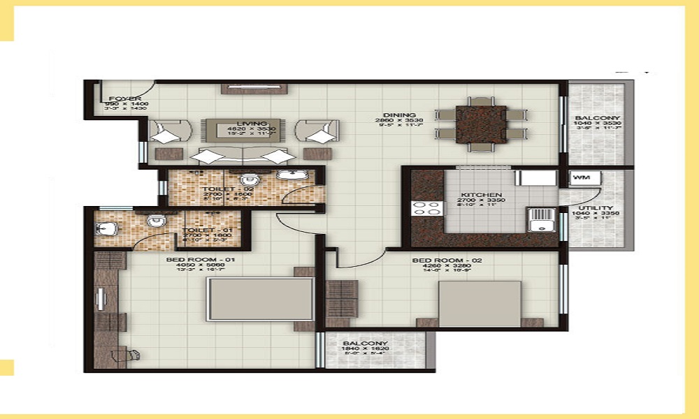 Mehta Havens Yamunotri Apartments Floor Plan