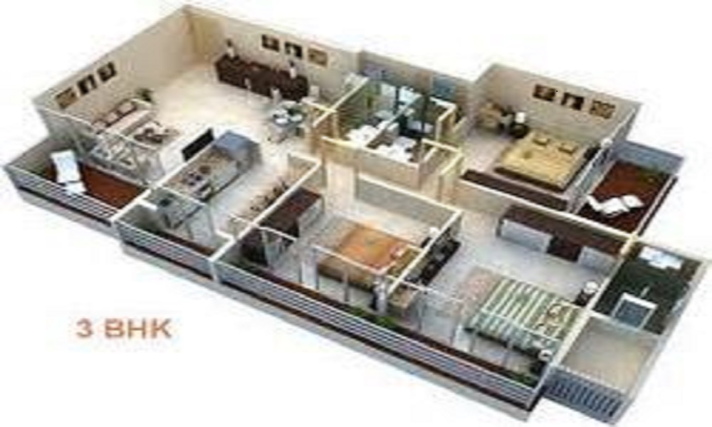 2 BHK+2T 650/sqft-saleable Sqft Apartment For Sale In Mehta Havens Sunrise Beach Resorts In Mahabalipuram Floor Plan