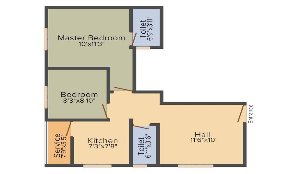 Navin Constructions Lakshimiram Floor Plan