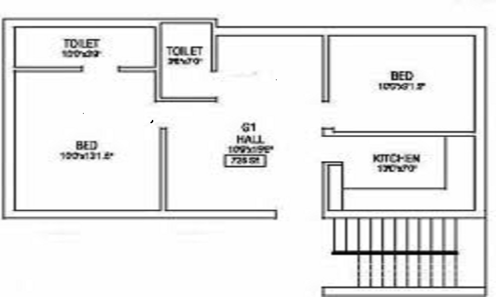 Navin Constructions Bhagya Nanganallur Floor Plan