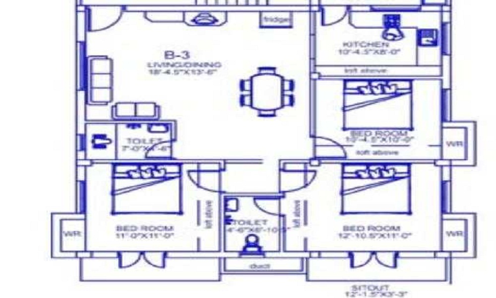Palace Homes Sai Ajaya Floor Plan