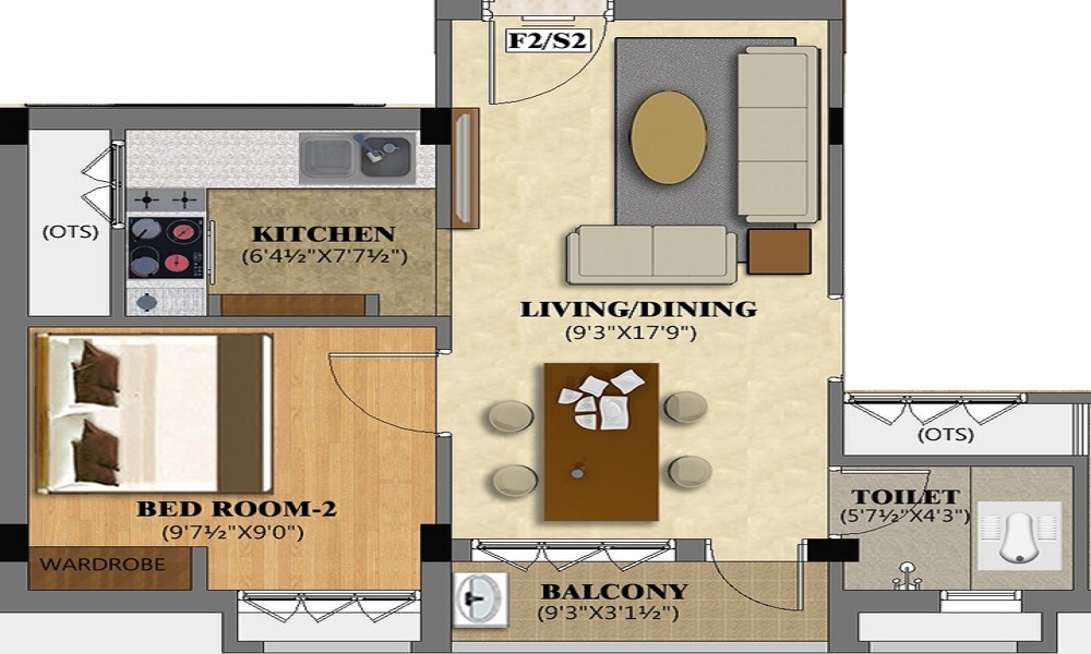 Pearl Constructions Pearl Blossom Floor Plan